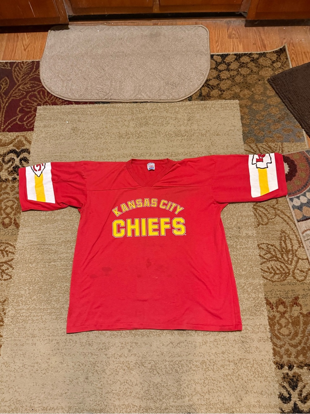 Vintage rare Kansas City Chiefs jersey/top made in USA size XL